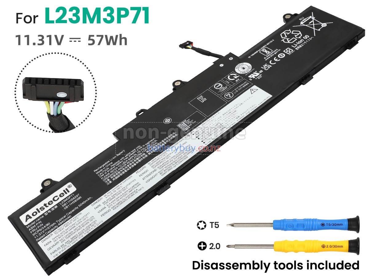 replacement Lenovo L23D3P71 battery