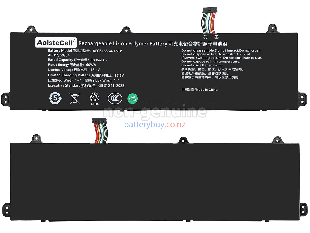 replacement Mechrevo 16-7602 battery