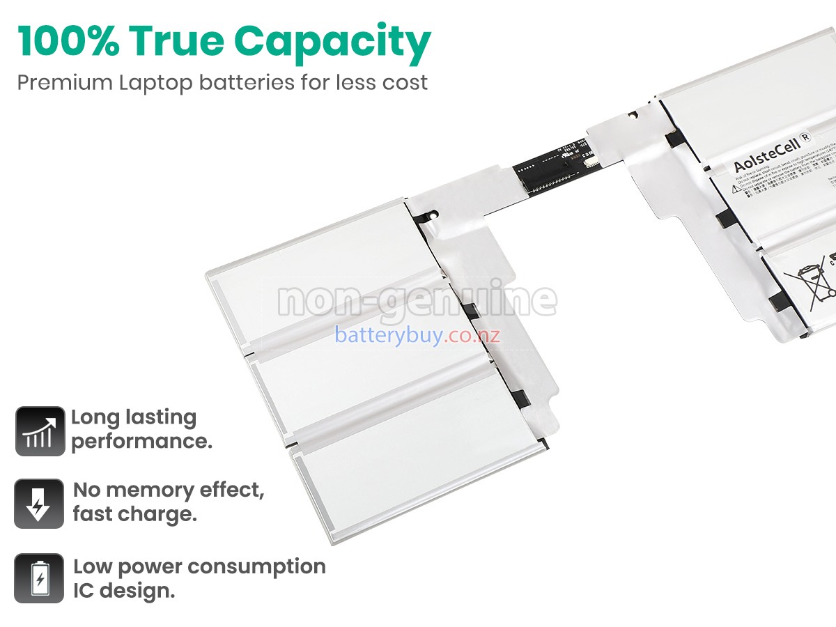 replacement Microsoft Surface BOOK2 KEYBOARD battery