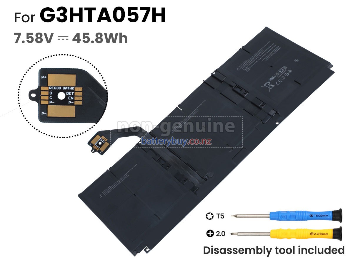 replacement Microsoft G3HTA057H battery