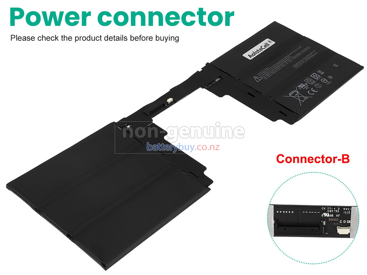 replacement Microsoft Surface BOOK2 KEYBOARD battery
