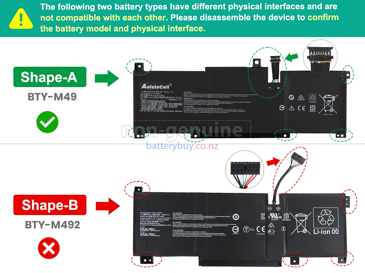 replacement MSI PRESTIGE 14 A12UC battery