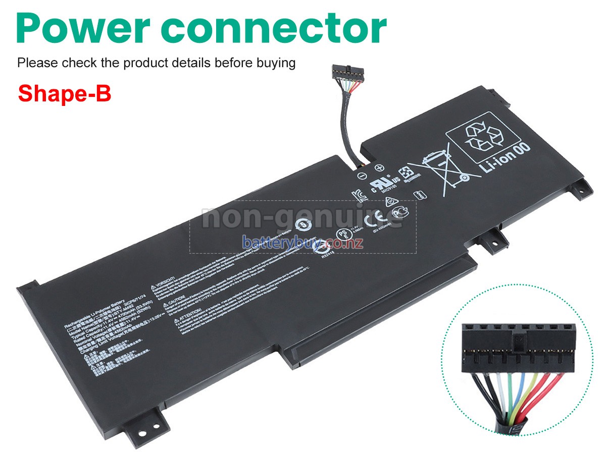 replacement MSI PRESTIGE 14 A12UC battery