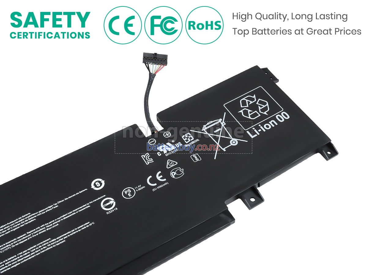 replacement MSI PRESTIGE 14 A12UC battery