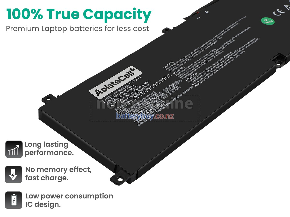 replacement MSI STEALTH GS77 12UE battery