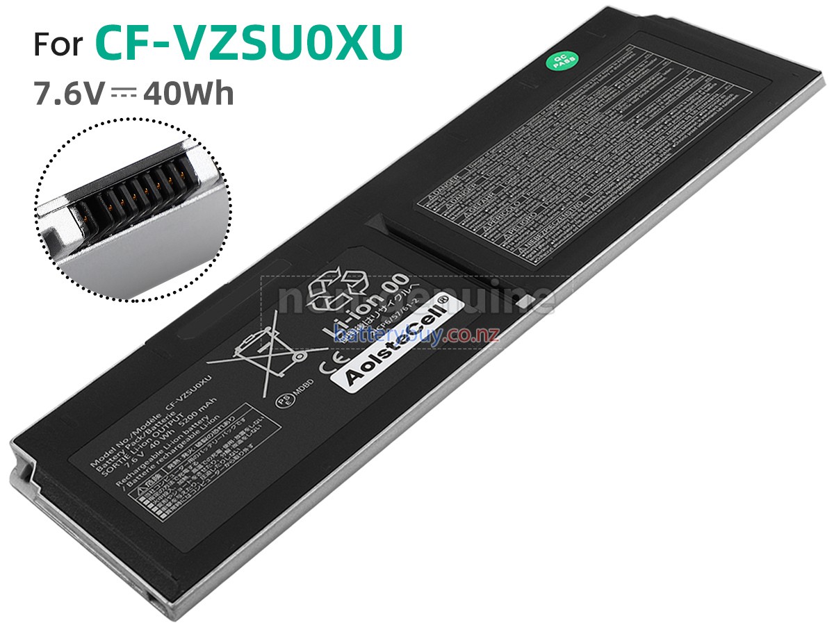 replacement Panasonic CF-XZ6 battery