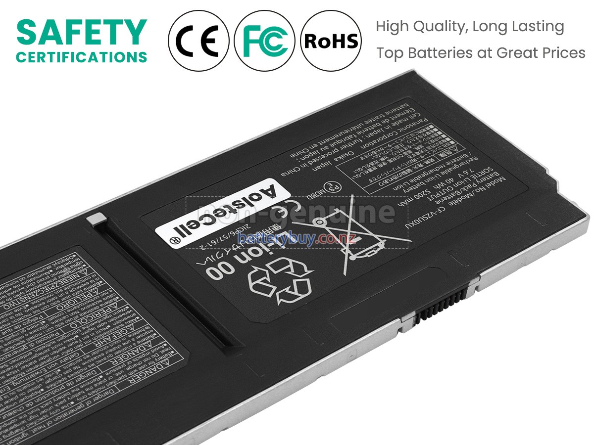 replacement Panasonic CF-XZ6 battery