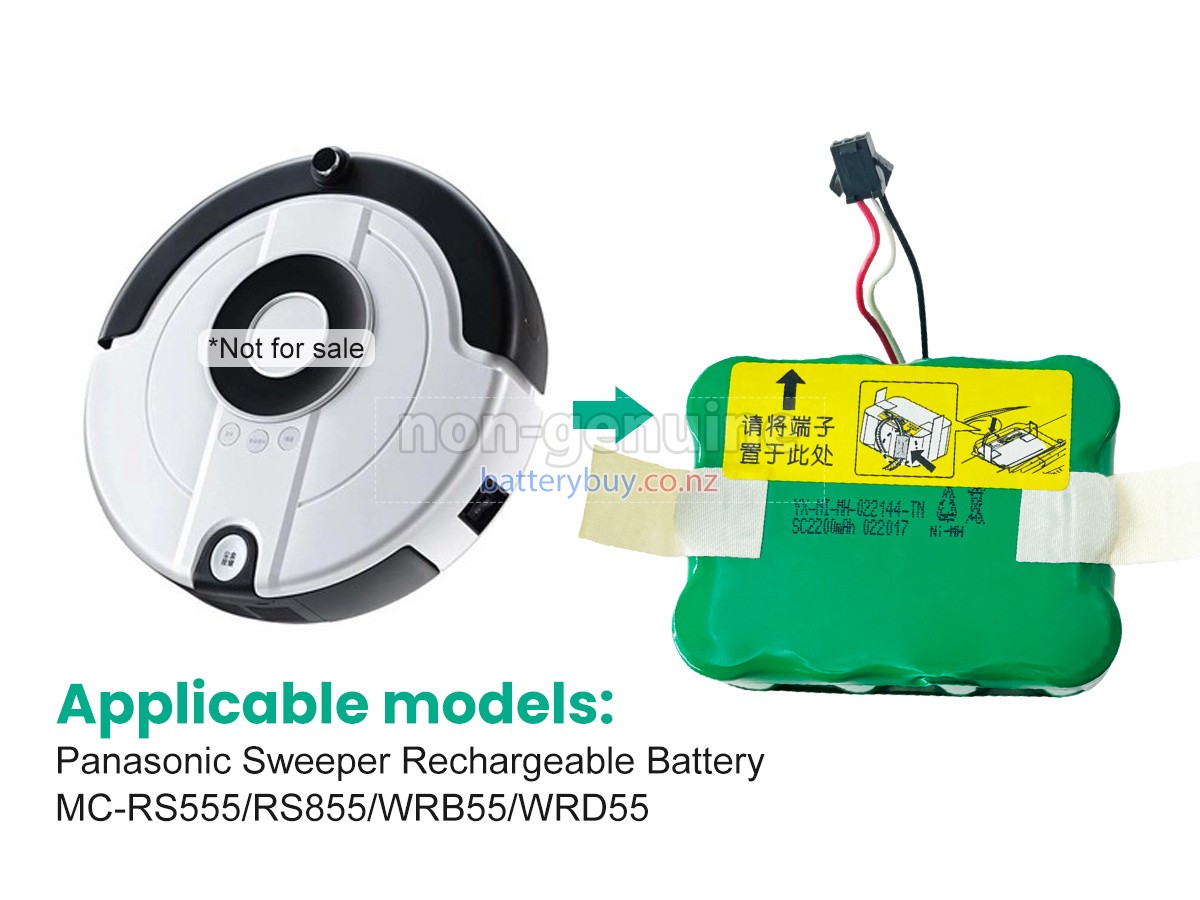 replacement Panasonic MC-RS855 battery