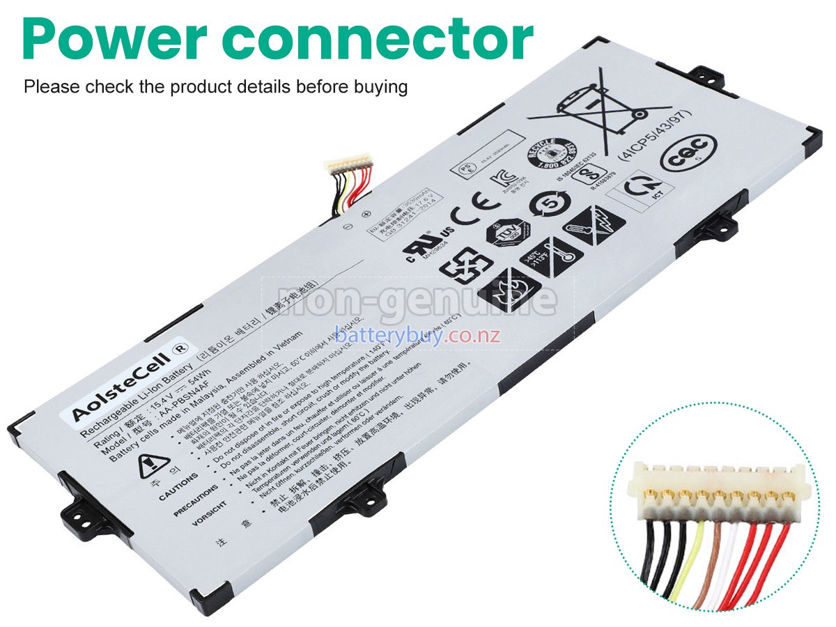 replacement Samsung NP750XDA battery