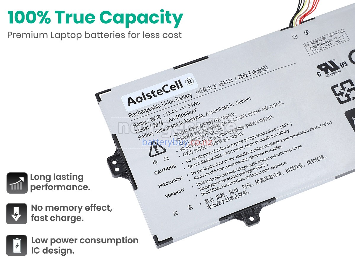 replacement Samsung NP750XDA battery