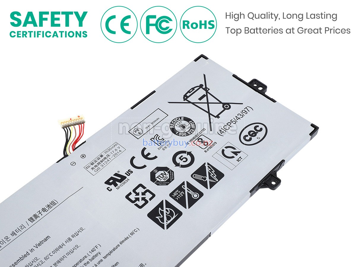 replacement Samsung NP750XDA battery