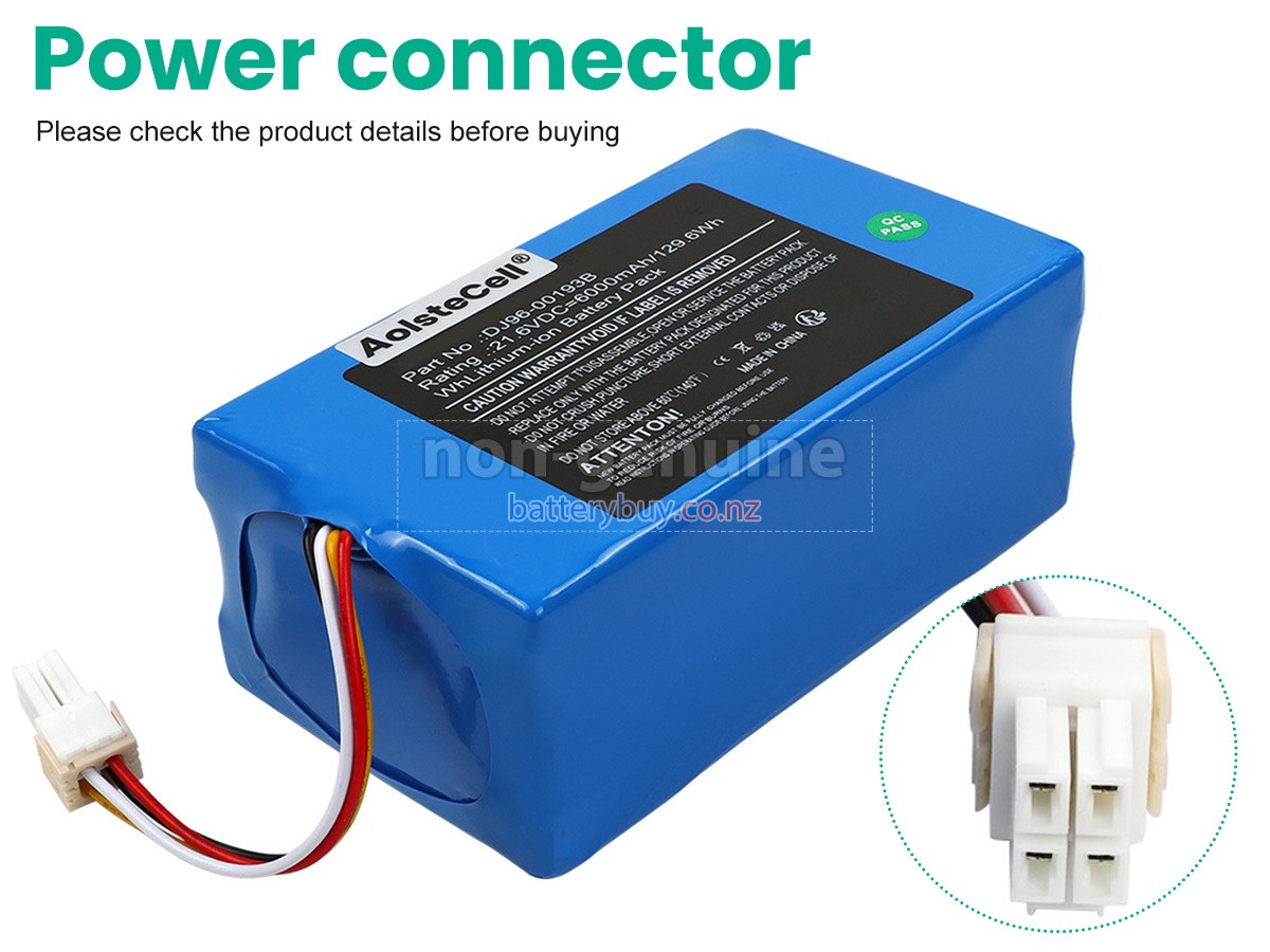 replacement Samsung VCA-RBT72 battery