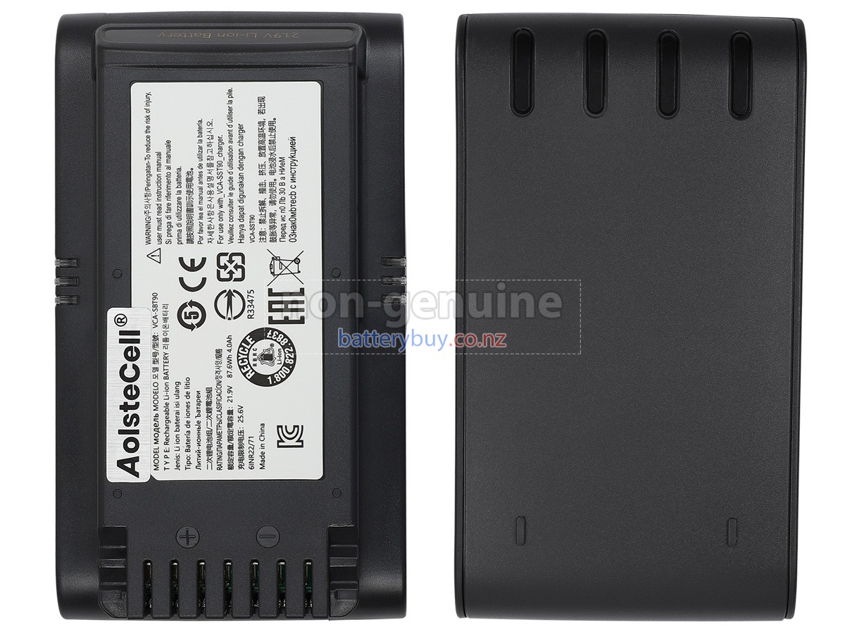 replacement Samsung JET75 battery