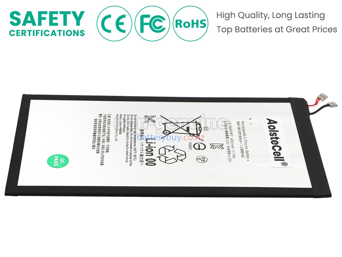 replacement Sony SGP612 battery