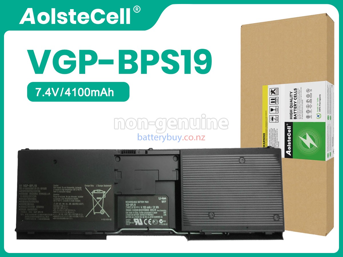 replacement Sony VGP-BPX19 battery