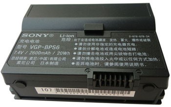5200mAh Sony VAIO VGN-UX90PS Battery Replacement