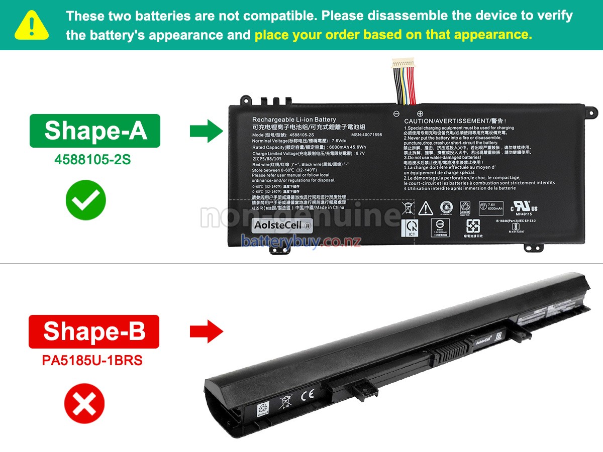 replacement Toshiba Satellite C50D-B battery