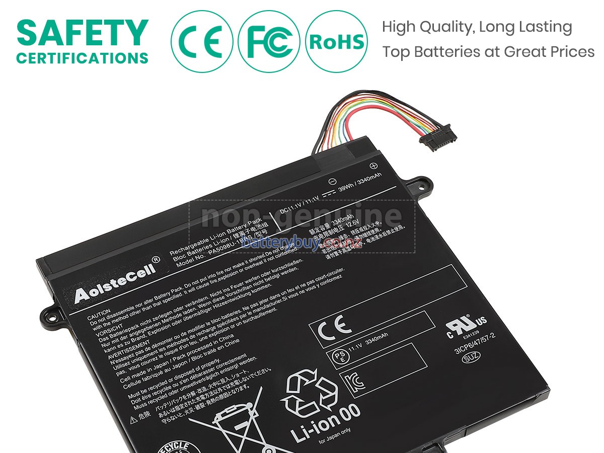 replacement Toshiba Portege Z10T-A battery