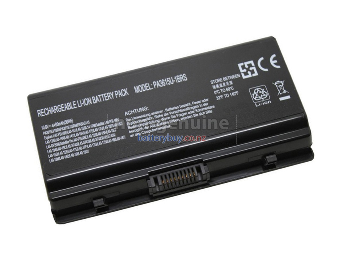 replacement Toshiba Satellite Pro L40-180 battery
