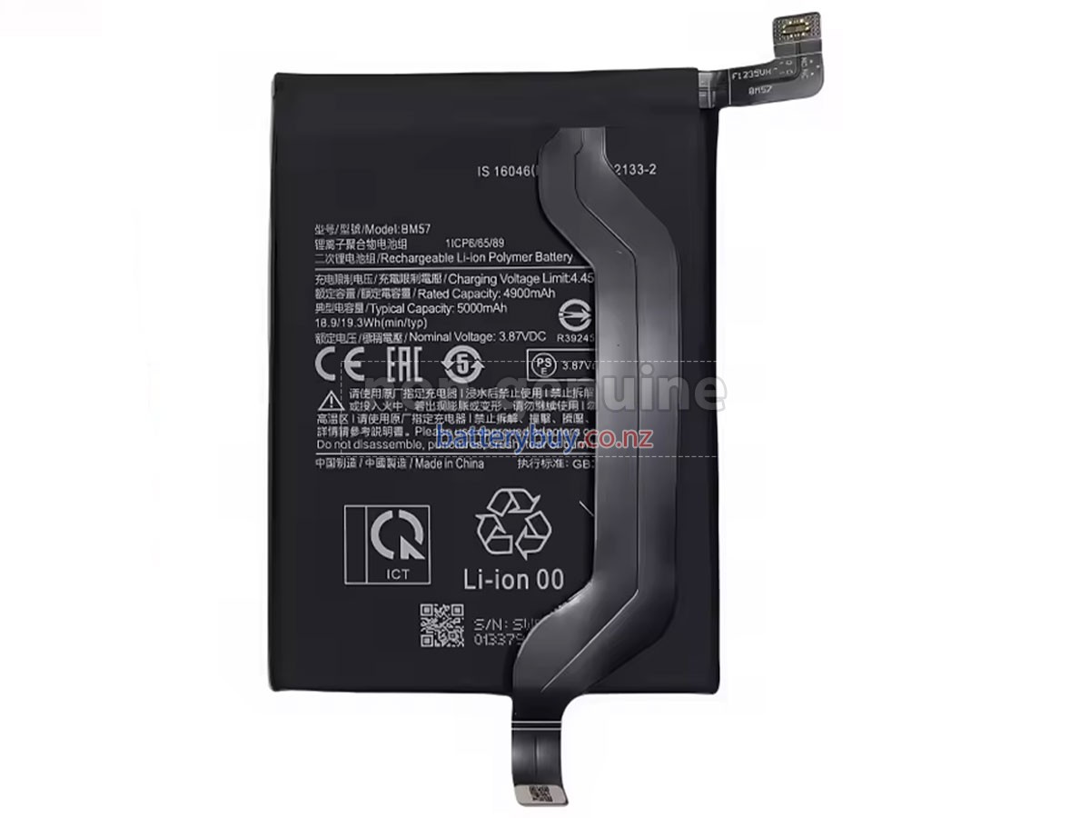 replacement XiaoMi REDMI NOTE 10 PRO battery