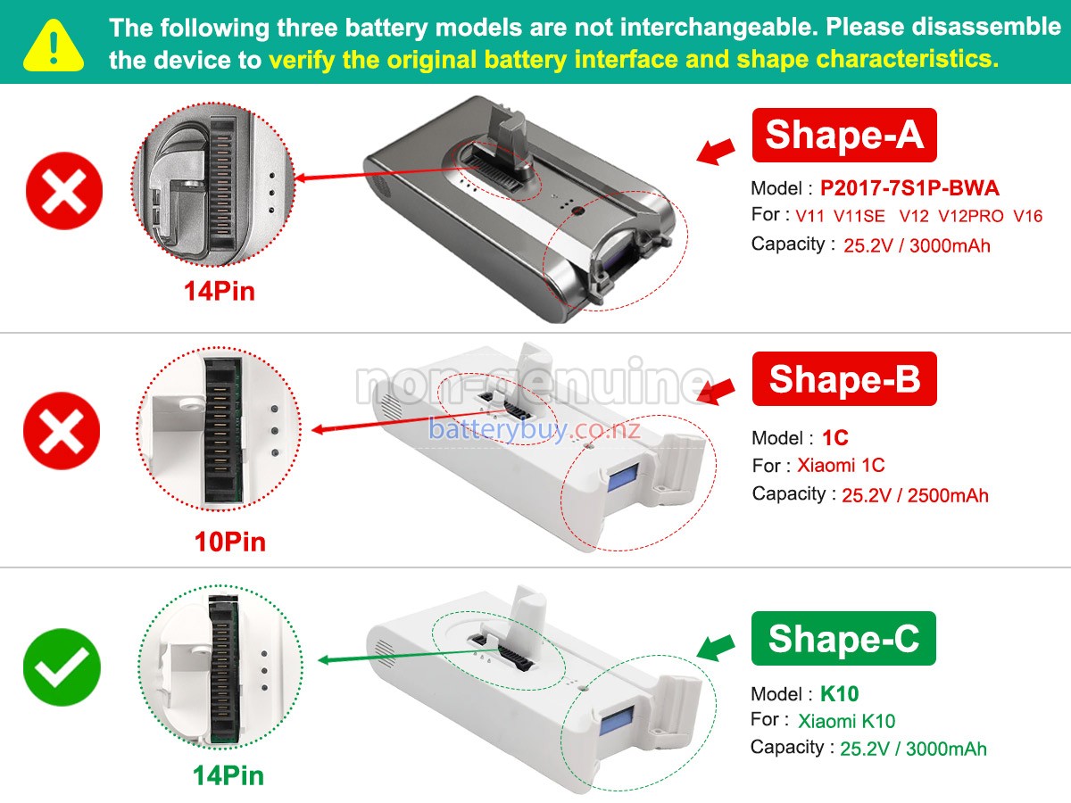 replacement XiaoMi P2017-7S1P-BWA battery