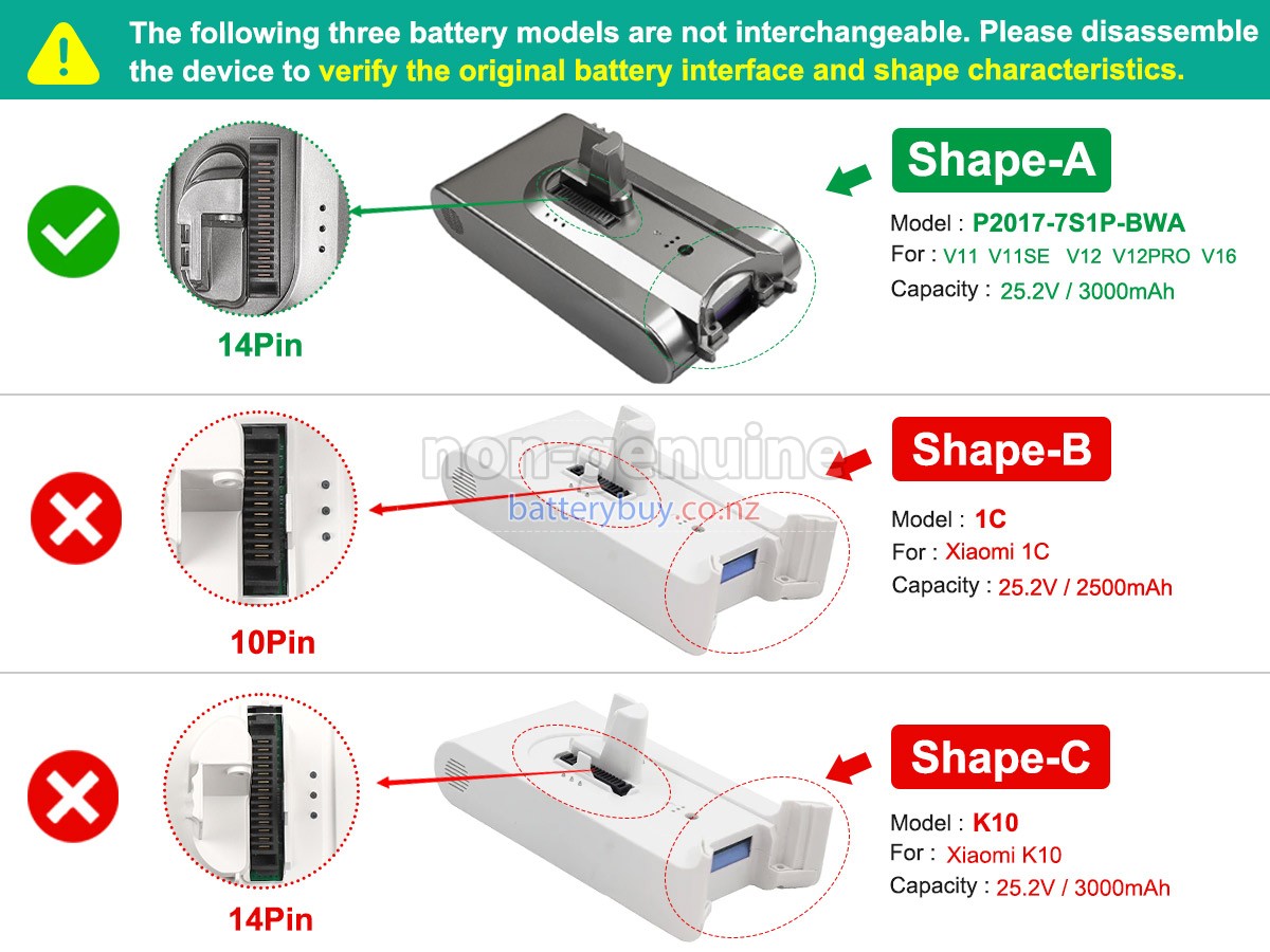 replacement XiaoMi P2017-7S1P-BWA battery