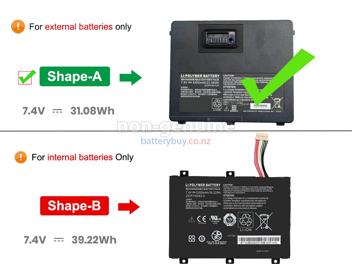 replacement Xplore XSLATE D10 battery